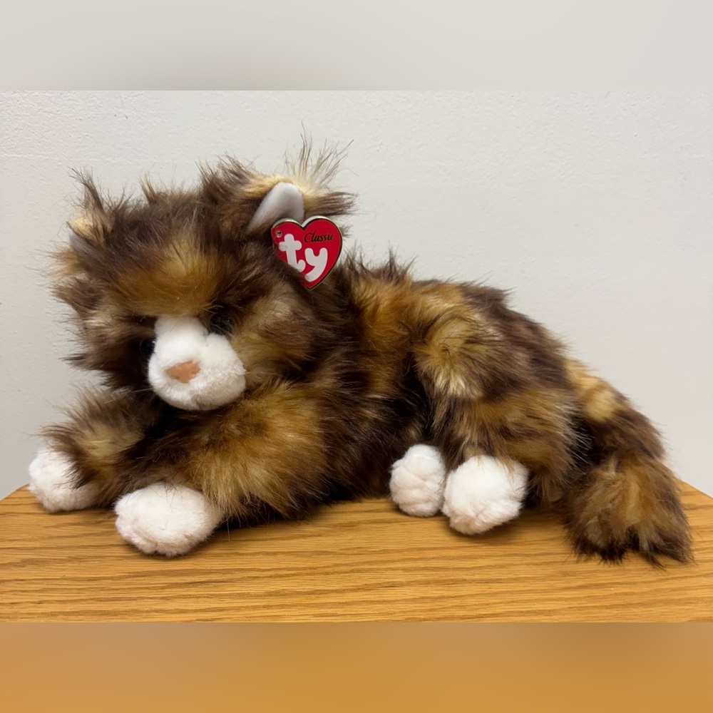 TY Jumbles Beanie Baby Calico Cat